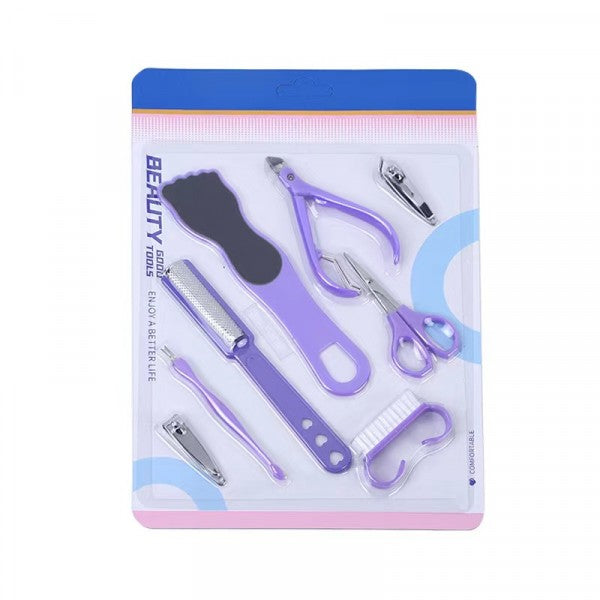 8 Pieces Manicure Pedicure Nail Care Tool Set