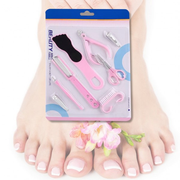8 Pieces Manicure Pedicure Nail Care Tool Set