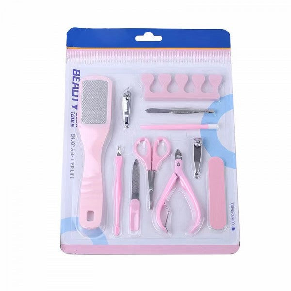 11 Pieces Manicure Pedicure Nail Care Tool Set