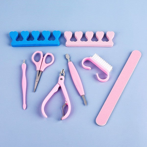 10 Pieces Manicure Pedicure Nail Care Tool Set - Shop N Save