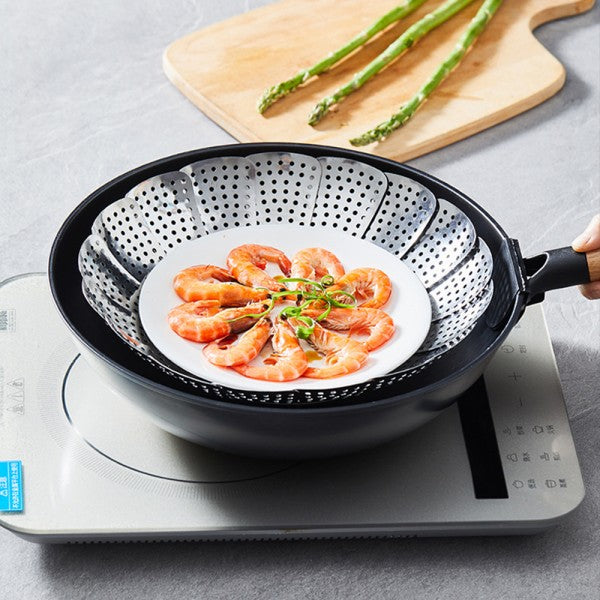 Vegetable Seafood Expandable Pot Top Steamer
