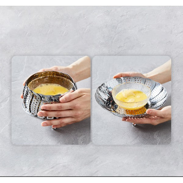 Vegetable Seafood Expandable Pot Top Steamer