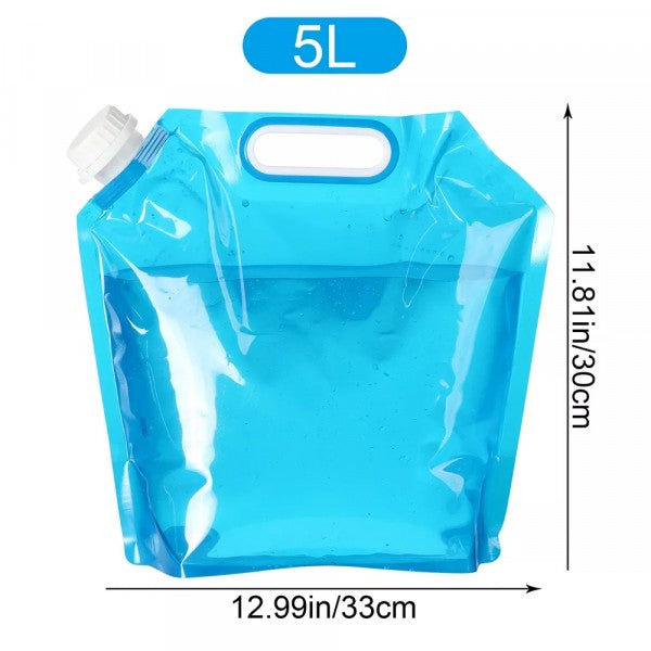 Outdoor Foldable Drinking Water Container Bags - 5L