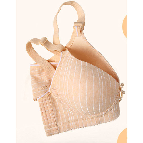 Padded Lace Patched Fancy Wear Women Bra - Light Pink