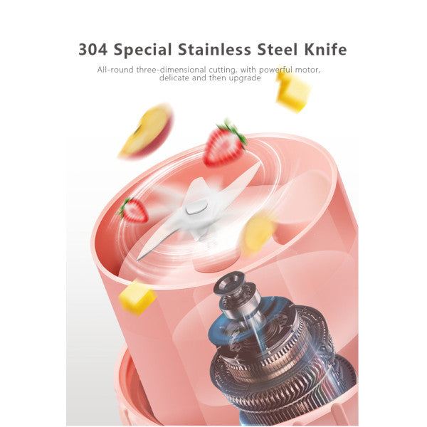 Leak-Proof Non-Slip Portable Rechargeable Electric Juicer - Green - Shop N Save