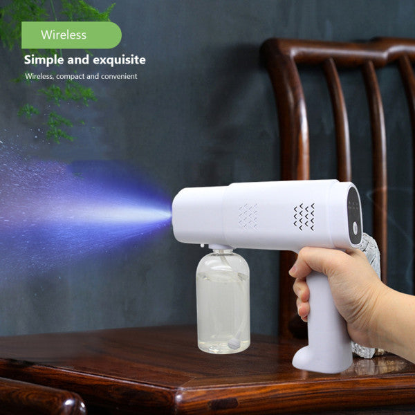 UV Atomization USB Charging Disinfection Sanitizer Machine - White