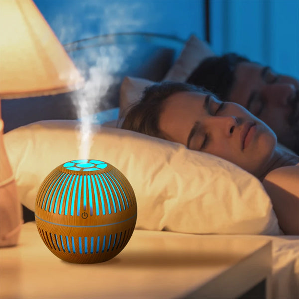 Color Changing Ultra Sonic Aroma Humidifier - White