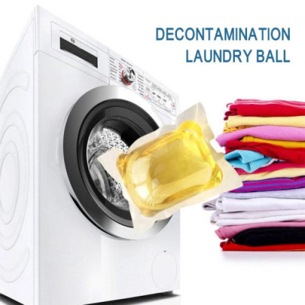 Portable Washing Cleaning Detergent Long Lasting Fragrance Laundry Beads - 12 Pieces