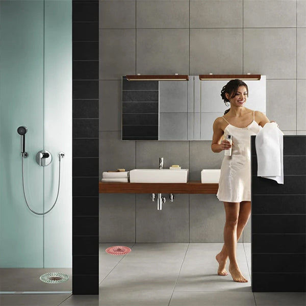 Kitchen Bathroom Sink Drain Filter Shower Strainer Hair Catcher Silicone Durable Bathtub Universal Cover Stopper - Blue - Shop N Save