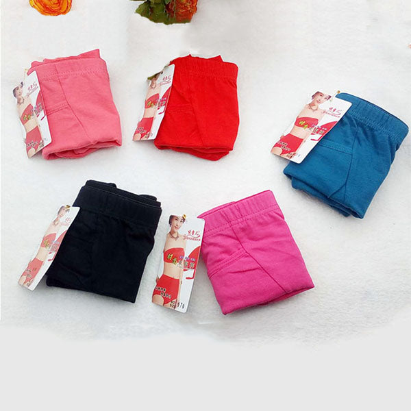 Plain Seamless Fabric Comfortable Wear With Pocket Panty  Women Underwear - Black