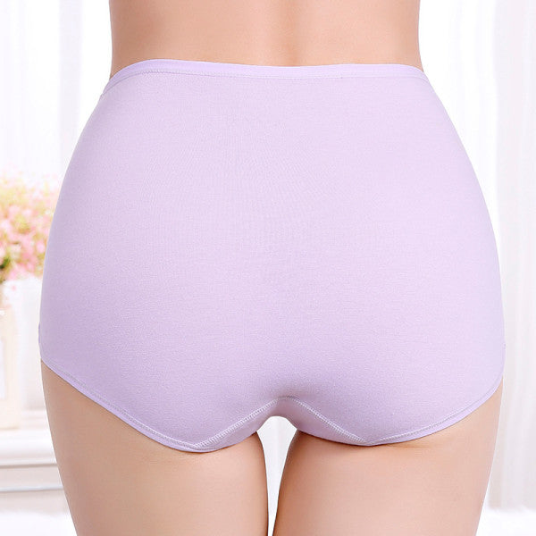 Ultimate Comfort High Waist Soft Breathable Elasticized Innerwear Women's Underwear - Light Purple - Shop N Save