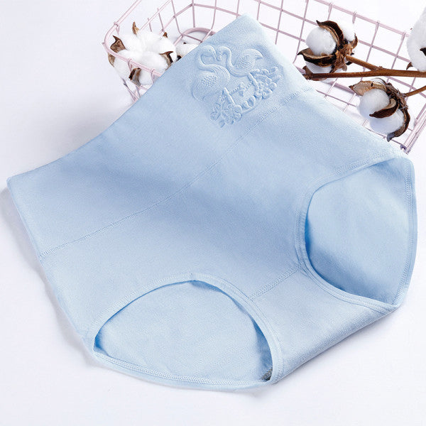 Ultimate Comfort High Waist Soft Breathable Elasticized Innerwear Women's Underwear - Sky Blue - Shop N Save