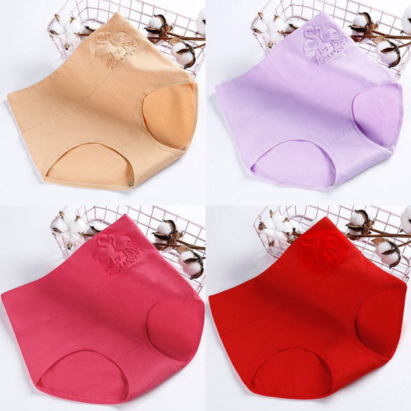 Ultimate Comfort High Waist Soft Breathable Elasticized Innerwear Women's Underwear - Light Pink - Shop N Save