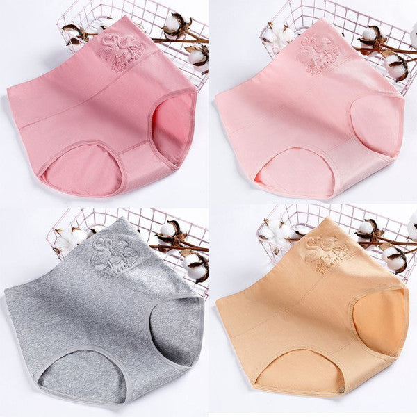 Ultimate Comfort High Waist Soft Breathable Elasticized Innerwear Women's Underwear - Pink - Shop N Save