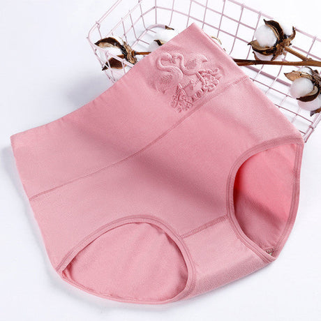 Ultimate Comfort High Waist Soft Breathable Elasticized Innerwear Women's Underwear - Pink - Shop N Save