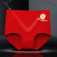 Floral Print High Waist Women's Underwear Soft Stylish and Comfortable Innerwear - Red - Shop N Save
