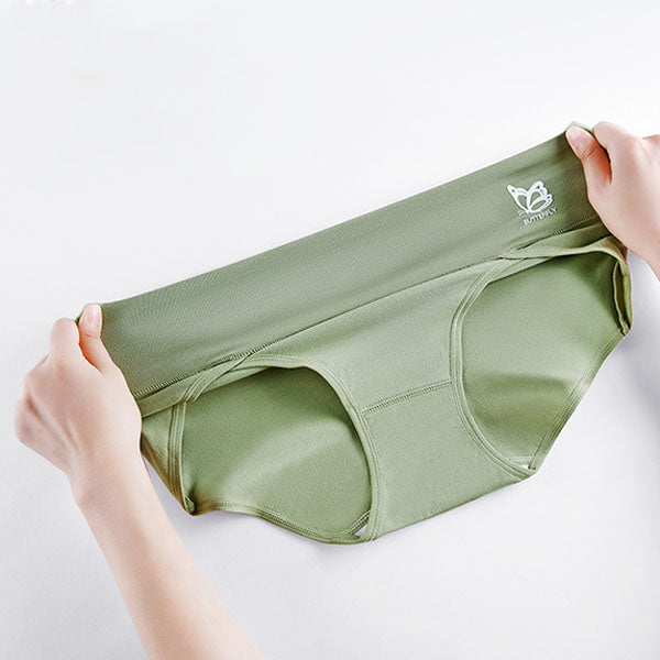 Comfy Cotton Blends Normal Fit Elastic Closure Stylish Women's Underwear - Light Green - Shop N Save