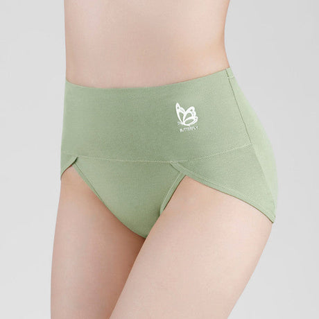 Comfy Cotton Blends Normal Fit Elastic Closure Stylish Women's Underwear - Light Green - Shop N Save