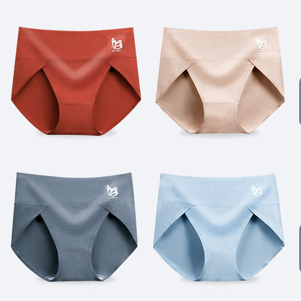 Comfy Cotton Blends Normal Fit Elastic Closure Stylish Women's Underwear - Light Blue - Shop N Save