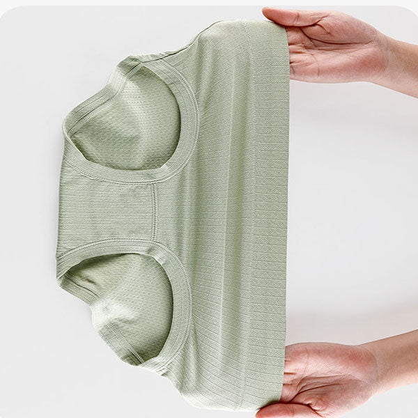 Stay Comfy and Chic with Cotton Blend Elastic Waist Hipster Panties Underwear For Women - Skin - Shop N Save