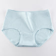 Stay Comfy and Chic with Cotton Blend Elastic Waist Hipster Panties Underwear For Women - Light Blue - Shop N Save