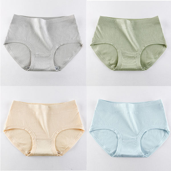 Stay Comfy and Chic with Cotton Blend Elastic Waist Hipster Panties Underwear For Women - Light Pink - Shop N Save