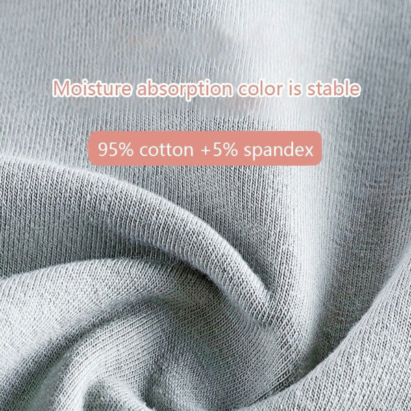 Stylish Two Tone Elastic Waist Hipster Women's Cotton Blend Underwear - Light Blue - Shop N Save