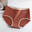 Stylish Two Tone Elastic Waist Hipster Women's Cotton Blend Underwear - Light Orange - Shop N Save