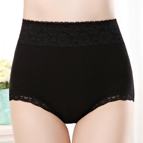 Flawless Lace High Waist Brief Stylish Soft and Comfortable Women's Underwear - Black - Shop N Save
