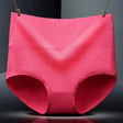 Belly Shaper High Elastic Waist Underwear Brief Stylish Plain Color Women Undergarments - Rose Pink - Shop N Save