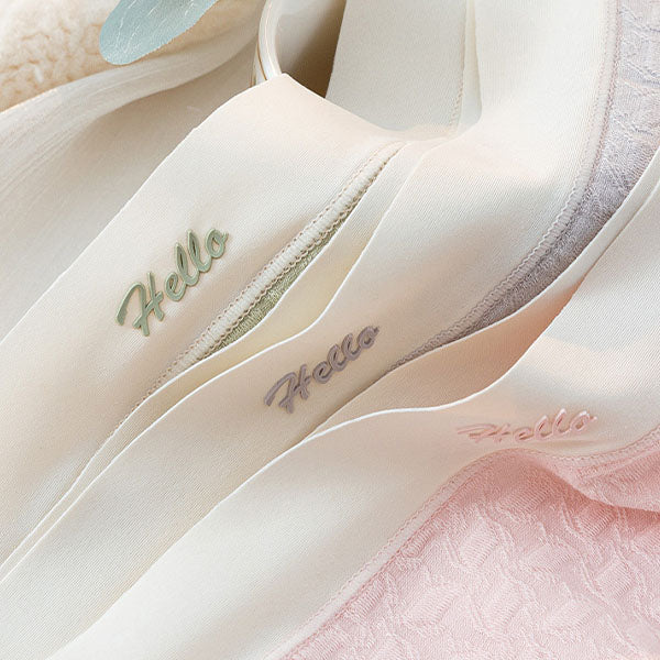 Stylish Ribbed High Waist Hipsters Two Tone Women's Panties Cotton Blend Fabric Underwear - Skin - Shop N Save