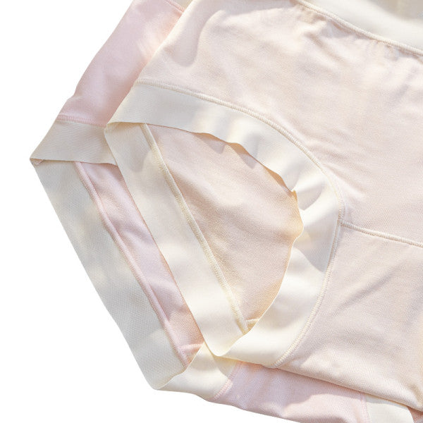 Elastic Waist Two Tone Hipster Panty Women's Innerwear Spandex Underwear's - Light Pink - Shop N Save