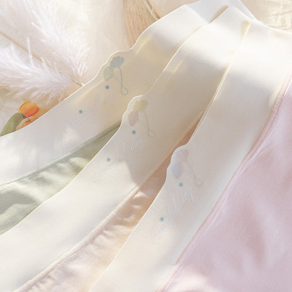 Elastic Waist Two Tone Hipster Panty Women's Innerwear Spandex Underwear's - Light Yellow - Shop N Save