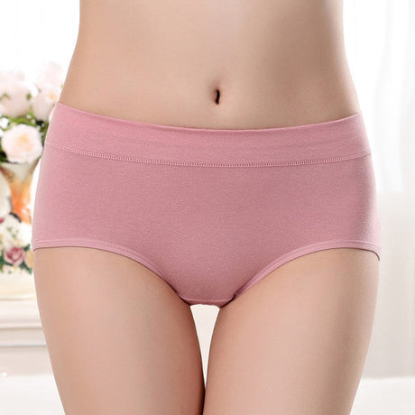 Stylish Hipster Panties Soft Breathable Underwear For Girls Cotton Blends Elastic Fitting Panty - Pink - Shop N Save