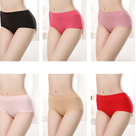Stylish Hipster Panties Soft Breathable Underwear For Girls Cotton Blends Elastic Fitting Panty - Light Pink - Shop N Save