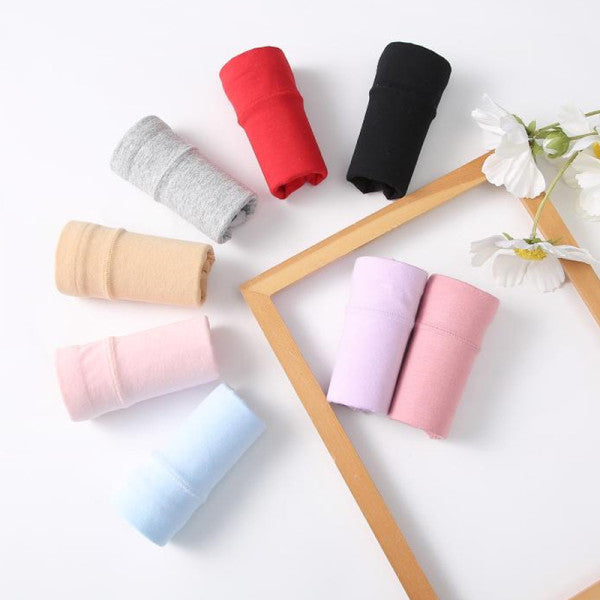 Stylish Hipster Panties Soft Breathable Underwear For Girls Cotton Blends Elastic Fitting Panty - Light Purple - Shop N Save