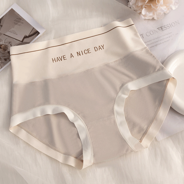 Ultra-Comfortable Cotton Hipsters Breathable Slim Fit Underwear for Women - Milk Tea - Shop N Save