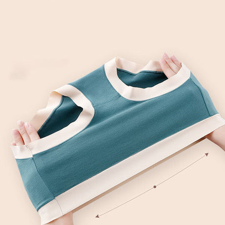 Stylish Cotton Blend Hipsters Comfortable Slim-Fitting Women's Underwear - Blue White - Shop N Save