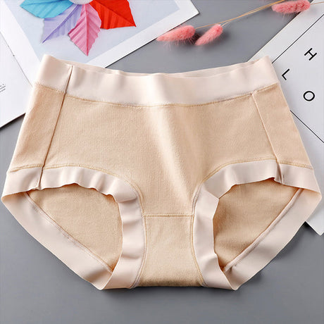 Stylish Cotton Blend Hipsters Comfortable Slim-Fitting Women's Underwear - Skin - Shop N Save
