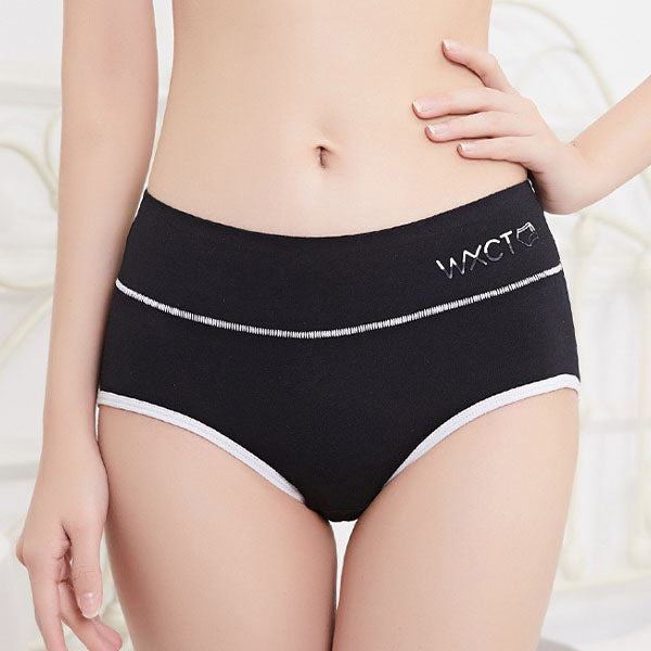 Soft & Stylish Black Women\'s Hipster Underwear Breathable Comfortable Cotton Blend Fabric Elastic Waist & Stretchable Fit - Shop N Save