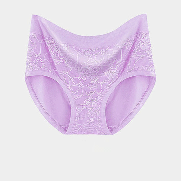 Copy of Floral Print Hipsters Soft Breathable Women\'s Panty in Rose Pink. Stylish Underwear with Elastic Waist. Normal fit. - Shop N Save