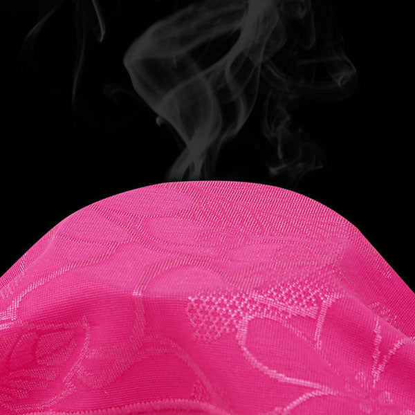 Floral Print Hipsters Soft Breathable Women\'s Panty in Rose Pink. Stylish Underwear with Elastic Waist. Normal fit. - Shop N Save