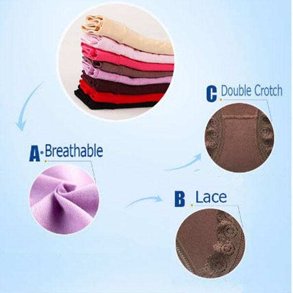 Lace Patched Coffee Color Hipster Underwear Breathable Thin Fabric Normal Fit Women\'s Inner Wear for a Casual Comfortable Look - Shop N Save