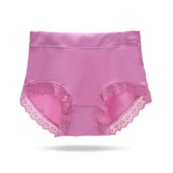 Breathable Light Purple Lace Hipster Women\'s Underwear Casual and Comfortable Inner Wear with Wavy Lace Patch for Girls - Shop N Save