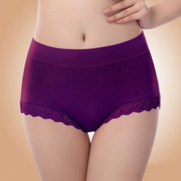 Vibrant Purple Lace Hipster Underwear for Women Breathable Thin Fabric Casual Style Enhance Your Inner Confidence! - Shop N Save