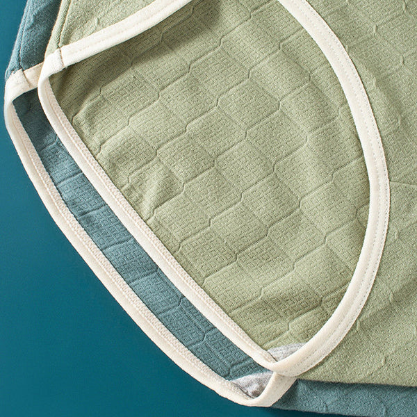 Green Geometric Hipster Soft Cotton Blend Women\'s Underwear with Wide Elastic Waist Fashionable Innerwear for Girls - Shop N Save