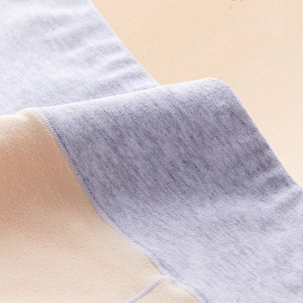 Stylish Elastic Waist Two Tone Cotton Blend Hipster Underwear for Women Soft Fabric Slim Fitted Stretchable Orange - Shop N Save