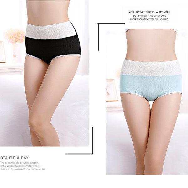 Stylish Sky Blue Hipster Underwear for Women Soft Cotton Blends Normal Fitting Stretchable Elastic Waist - Shop N Save