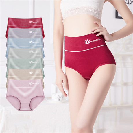 Comfortable Wine Red Cotton Blend Women\'s Hipster Underwear Soft Fabric Elastic Waist Perfect Innerwear for Girls - Shop N Save