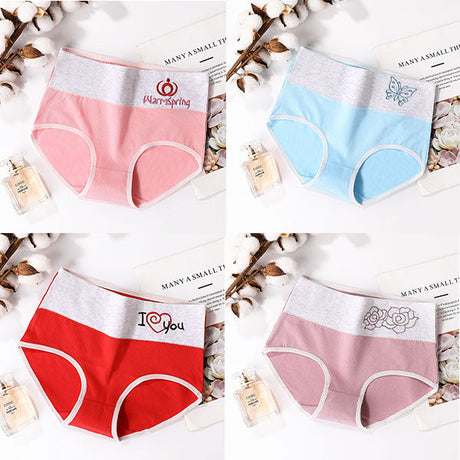 Sky Blue Butterfly Mesh Hipster Underwear Comfortable Cotton Blends Normal Fitting Elastic Waist. Perfect for Everyday Casual Wear. - Shop N Save